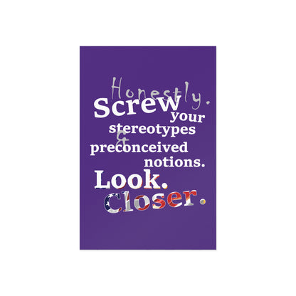 Look. Closer. (Postcards, 6x4)