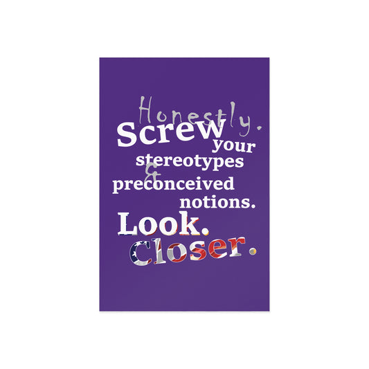 Look. Closer. (Postcards, 6x4)