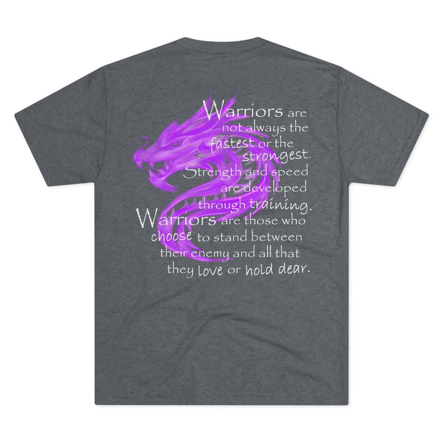 Warriors Are Not Always (Triblend Crew Tee)