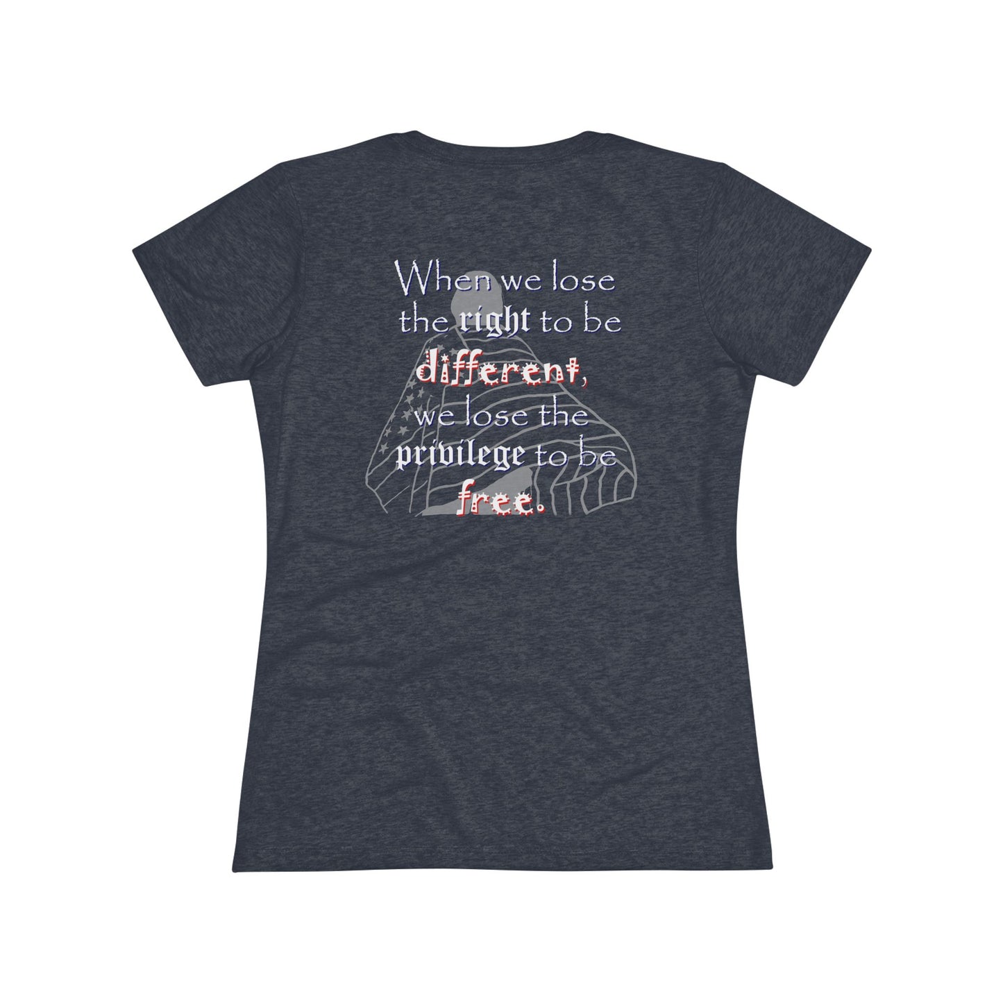 Right to be Different (Women's Triblend Tee)