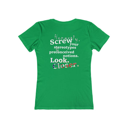 Look. Closer. (Women's Boyfriend Tee)