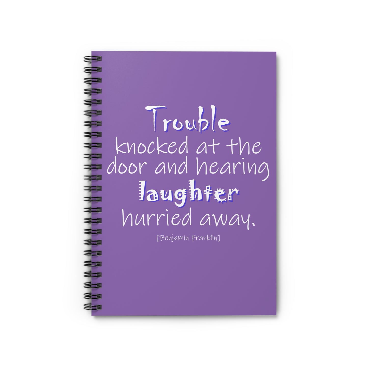 Trouble Knocked at the Door (Spiral Notebook - Ruled Line)