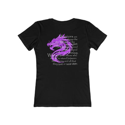 Warriors Are Not Always (Women's Boyfriend Tee)