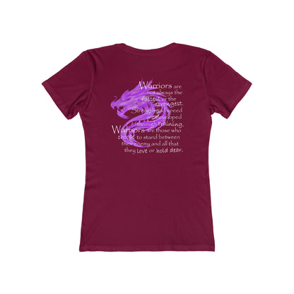 Warriors Are Not Always (Women's Boyfriend Tee)