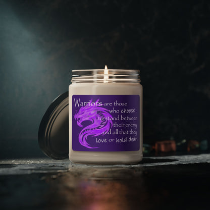 Warriors Are Those Who (Scented Soy Candle, 9oz)