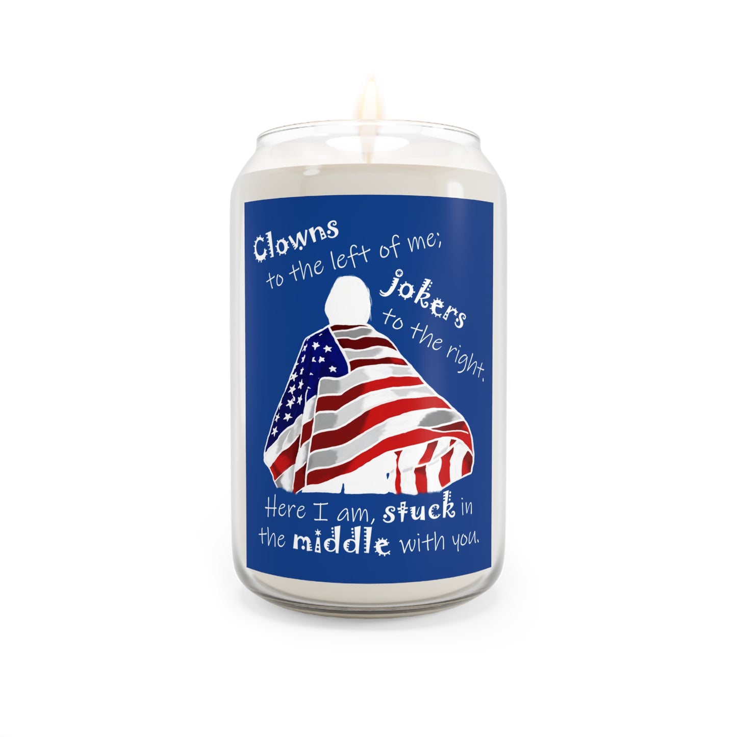 Clowns to the Left; Jokers to the Right (Scented Candle, 13.75oz)