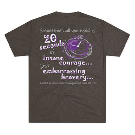 Sometimes All You Need (Triblend Crew Tee)