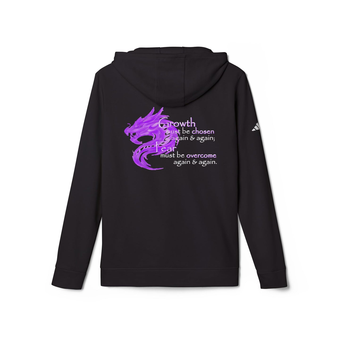 Growth Must Be Chosen (adidas® Fleece Hoodie)