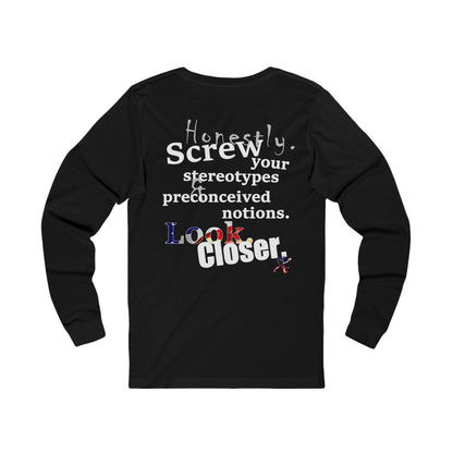 Look. Closer. (Jersey Long Sleeve)
