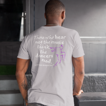 Hip Hop Guy; Those Who Hear Not the Music (Triblend Crew Tee)