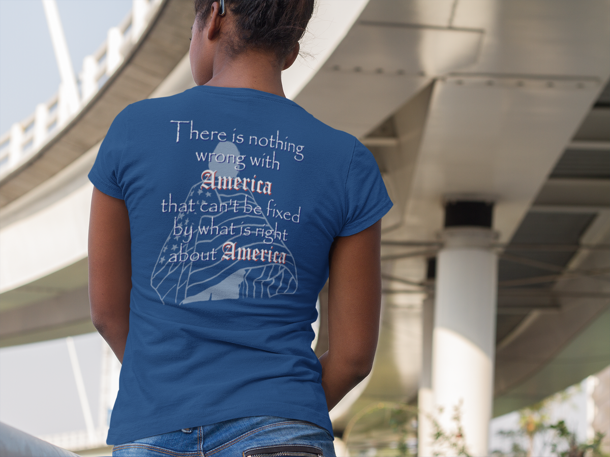Nothing Wrong with America That (Women's Boyfriend Tee)