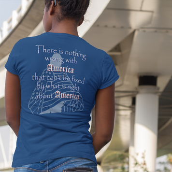 Nothing Wrong with America That (Women's Boyfriend Tee)