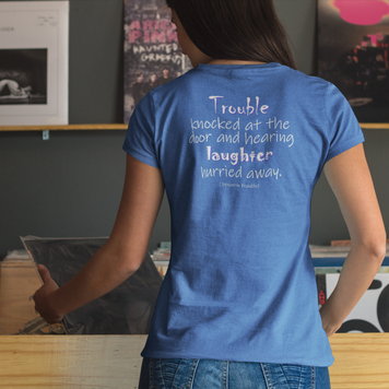 Trouble Knocked at the Door (Women's Triblend Tee)