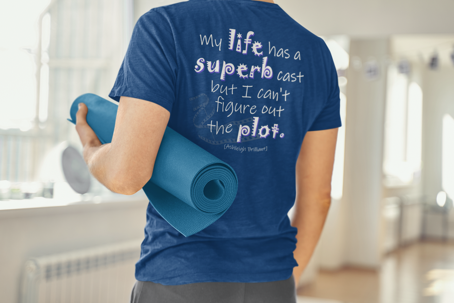 My Life Has A Superb Cast (Cotton Crew Tee)