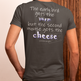The Early Bird Gets (Triblend Crew Tee)