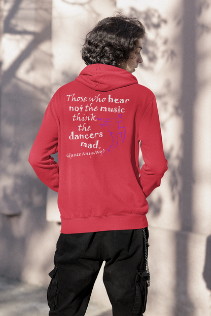 Hip Hop Guy; Those Who Hear Not the Music (adidas® Fleece Hoodie)