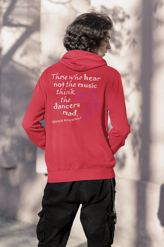 Hip Hop Guy; Those Who Hear Not the Music (adidas® Fleece Hoodie)