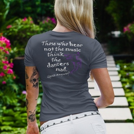 Hip Hop Guy; Those Who Hear Not the Music (Women's Triblend Tee)