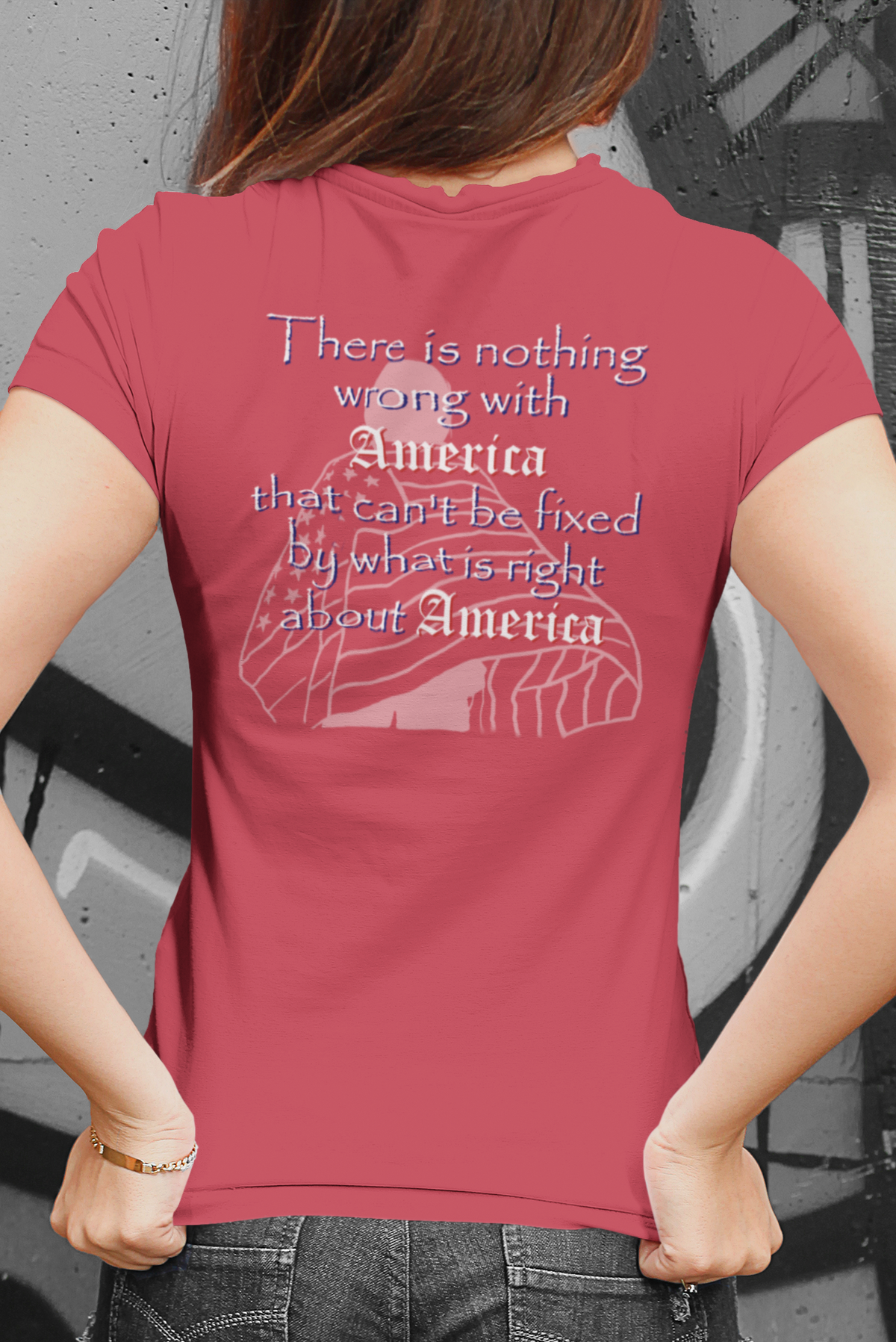 Nothing Wrong with America That (Women's Triblend Tee)