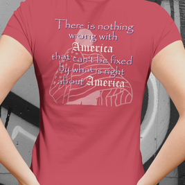 Nothing Wrong with America That (Women's Triblend Tee)