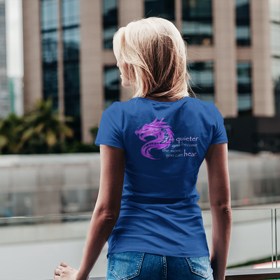 Quieter You Become (Women's Boyfriend Tee)