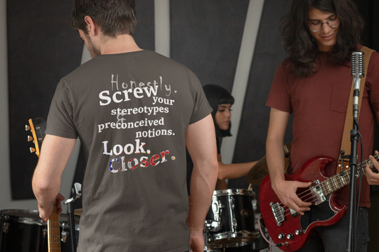 Look. Closer. (Triblend Crew Tee)