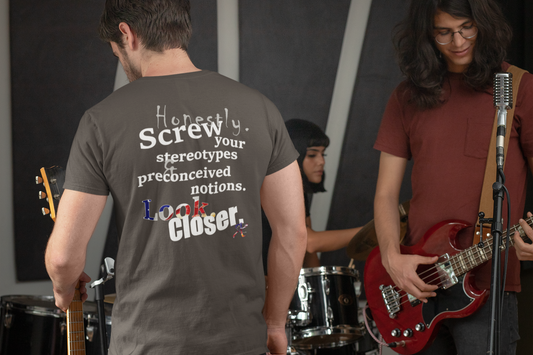 Look. Closer. (Triblend Crew Tee)