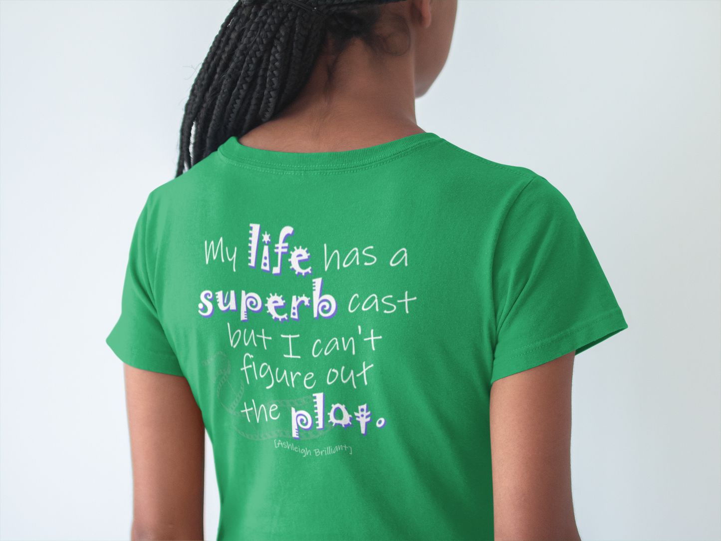 My Life Has A Superb Cast (Women's Boyfriend Tee)