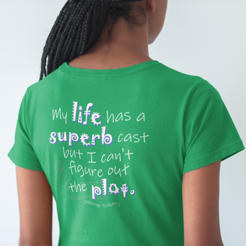 My Life Has A Superb Cast (Women's Boyfriend Tee)