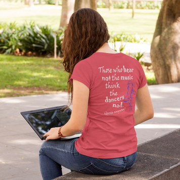 Hip Hop Girl; Those Who Hear Not the Music (Women's Triblend Tee)
