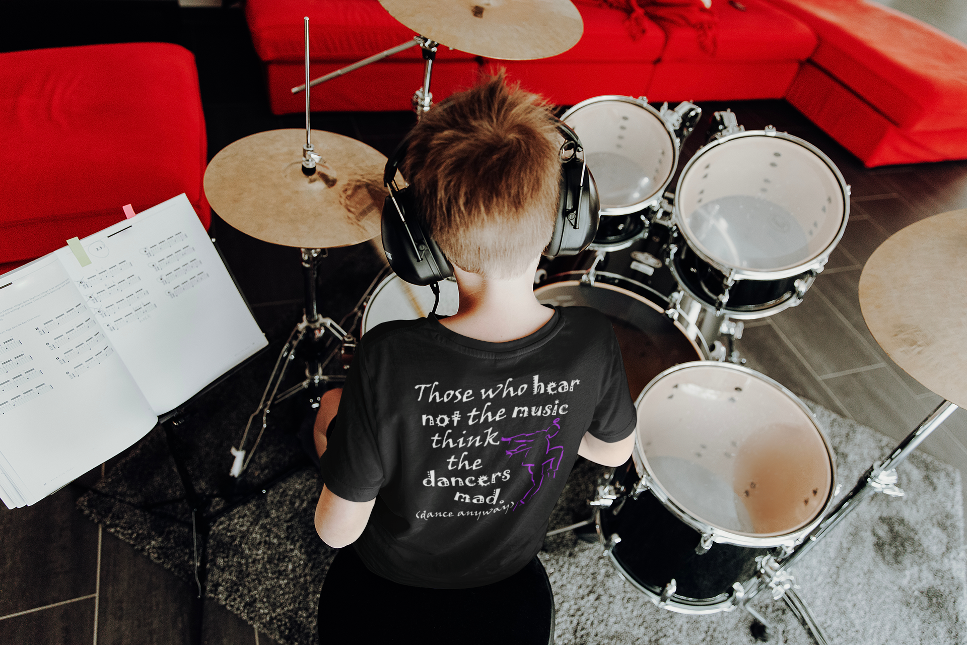 Hip Hop Guy; Those Who Hear Not the Music (Youth Tee)