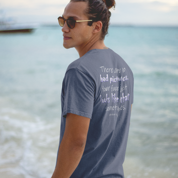 There Are No Bad Pictures (Triblend Crew Tee)
