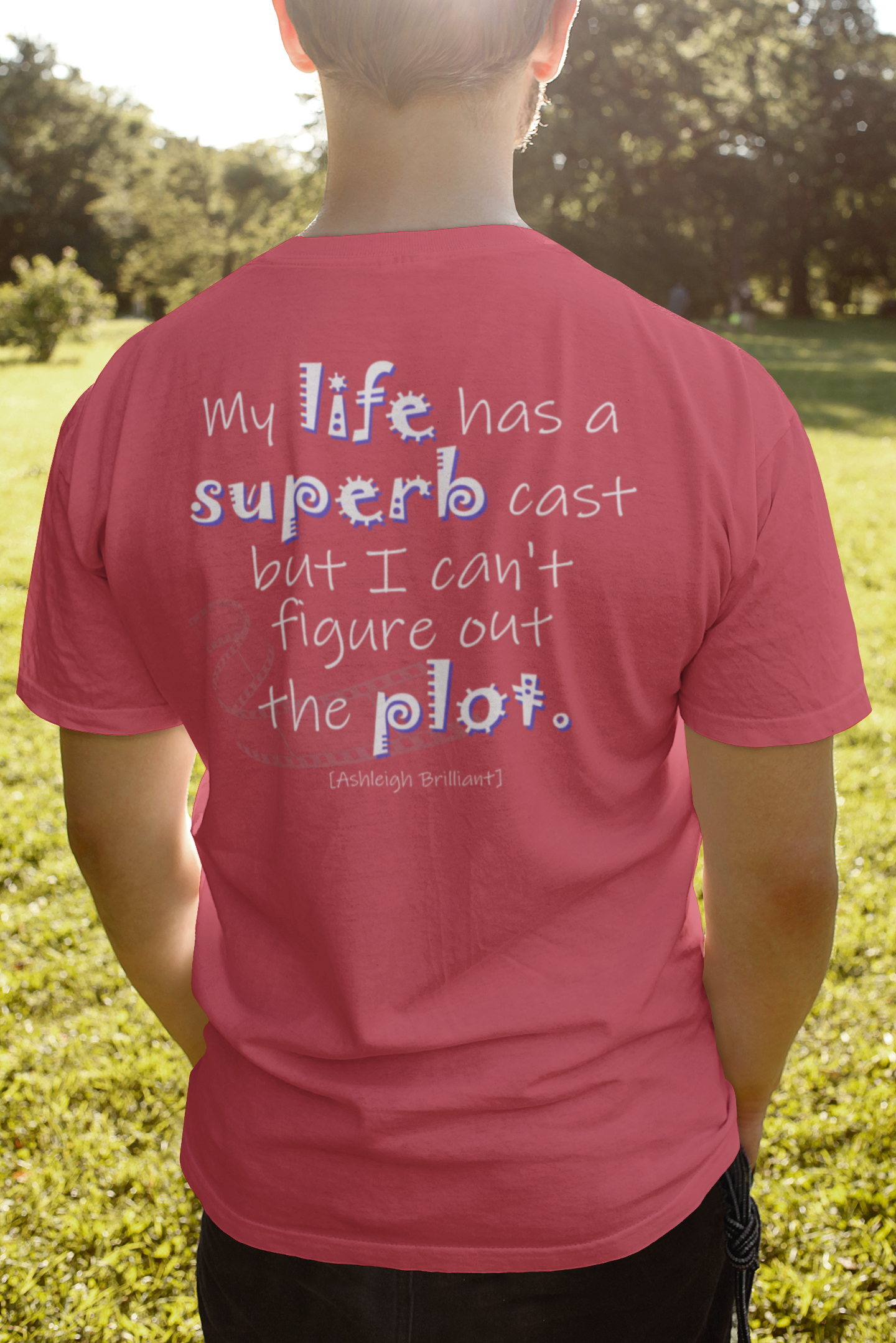 My Life Has A Superb Cast (Triblend Crew Tee)