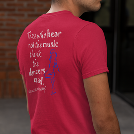 Hip Hop Girl; Those Who Hear Not the Music (Cotton Crew Tee)