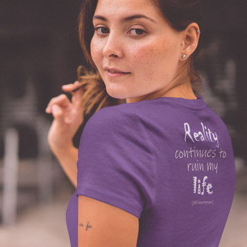 Reality Continues (Women's Boyfriend Tee)